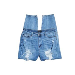 Judy Blue High-Rise Distressed Boyfriend Jeans   Size: 15/32